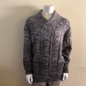 Park Slope Brown Shawl Collar Pullover Sweater Men’s Size 2XL